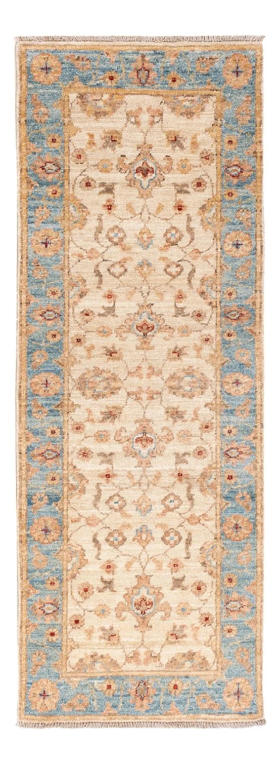 Ziegler Teppich 50x145cm - Orientteppich - beige