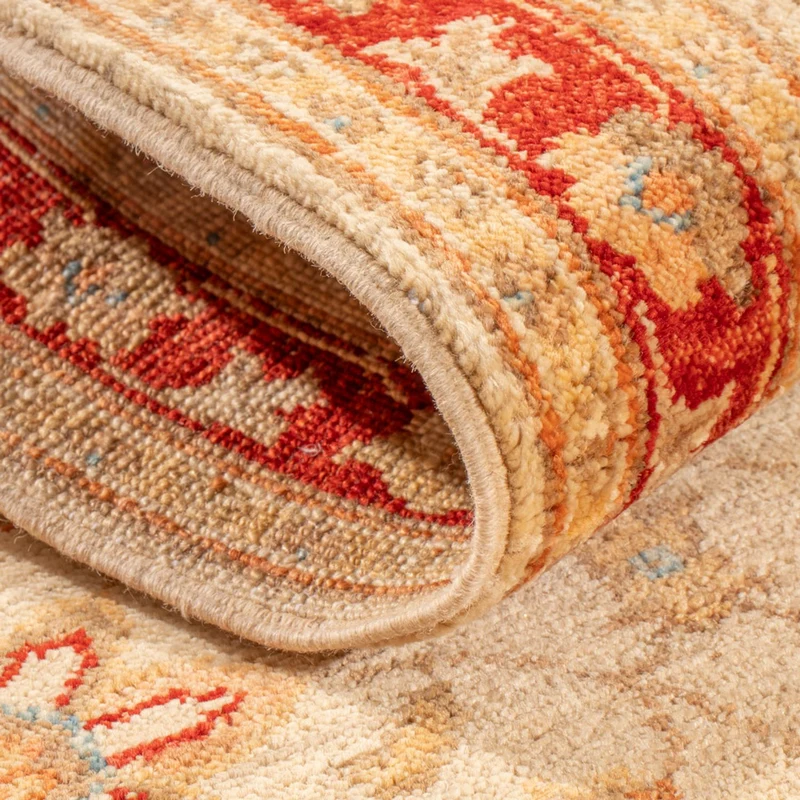 Ziegler Teppich 50x144cm - Orientteppich - beige