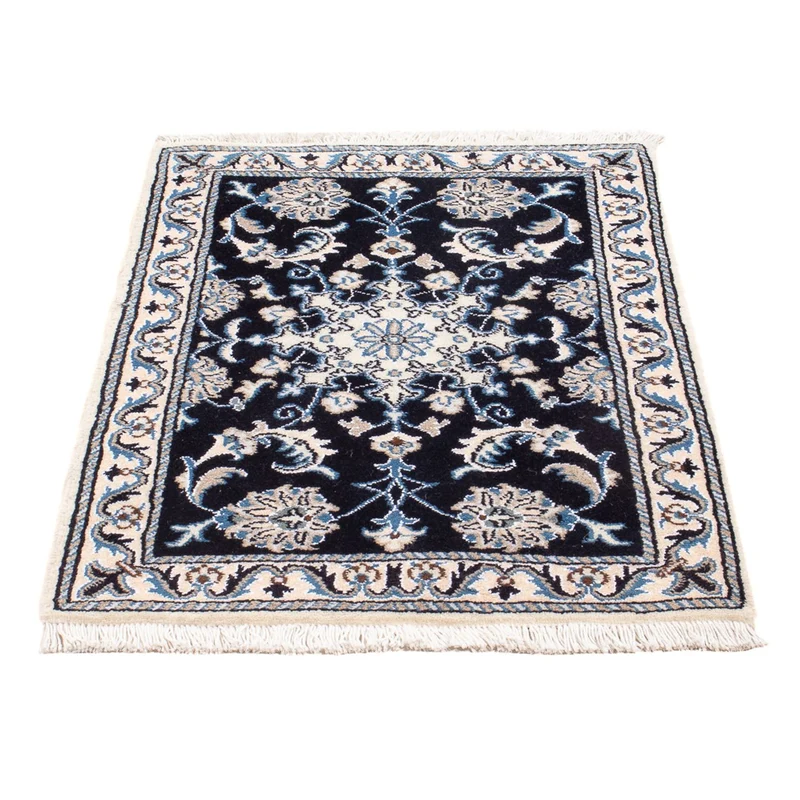 Perserteppich - Nain - Royal - 60 x 90 cm - dunkelblau
