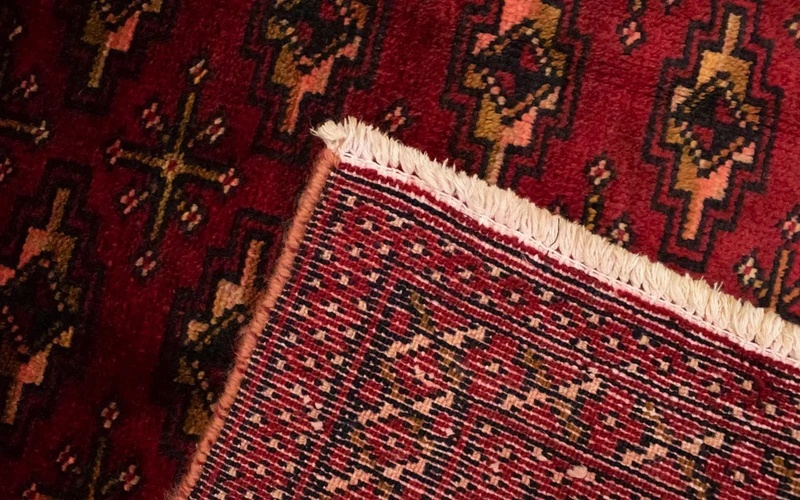 Turkaman Teppich 60x130cm - Orientteppich - rot