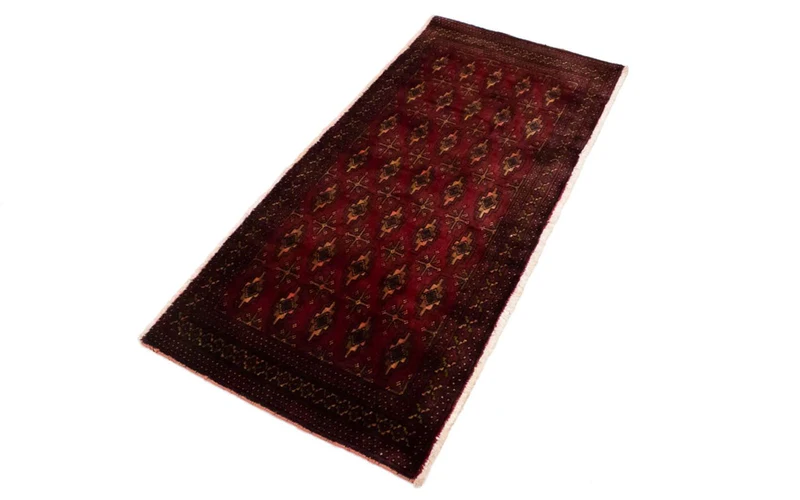 Turkaman Teppich 60x130cm - Orientteppich - rot