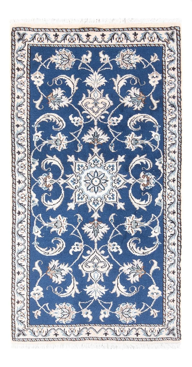 Nain Teppich 70x140cm - Perserteppich - blau