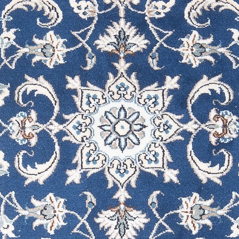 Nain Teppich 70x140cm - Perserteppich - blau