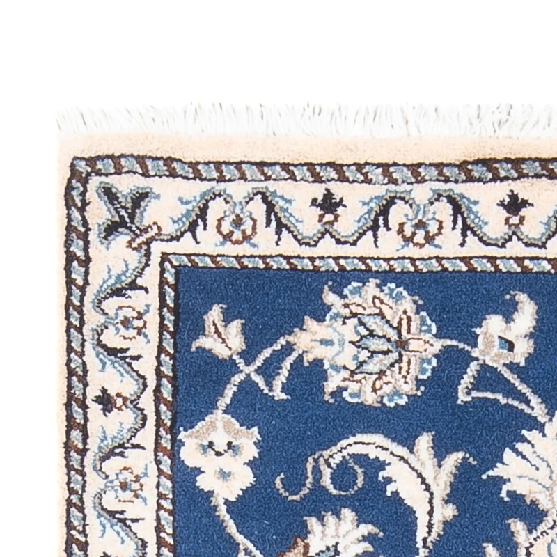 Nain Teppich 70x140cm - Perserteppich - blau