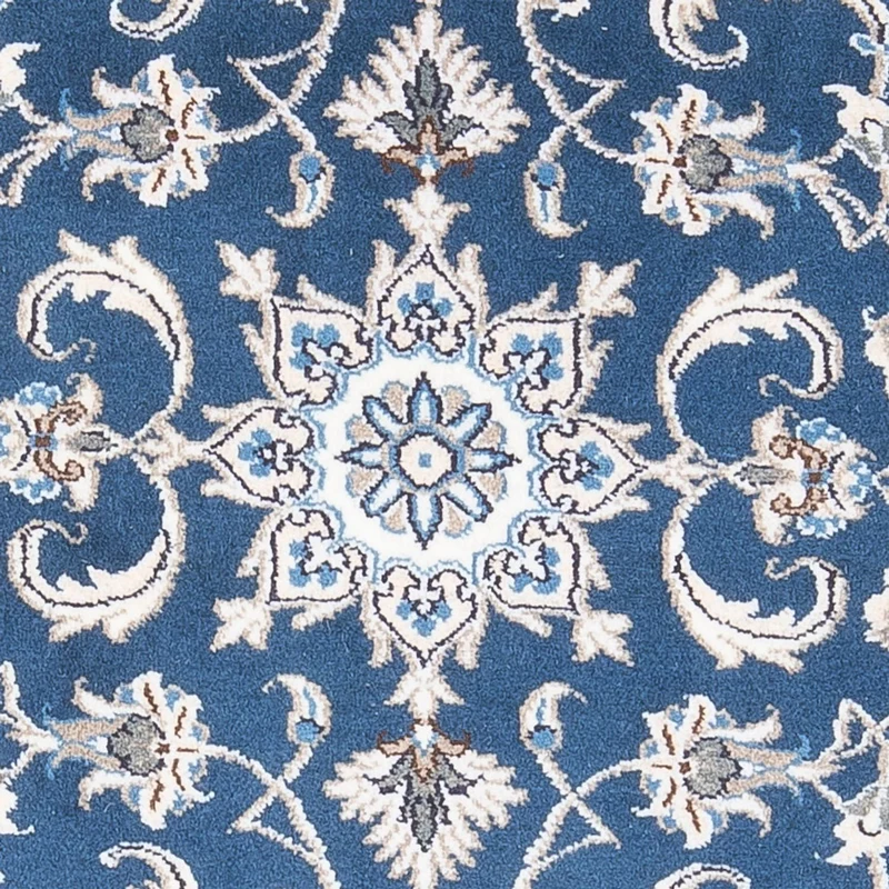 Perserteppich - Nain - 70 x 140 cm - blau