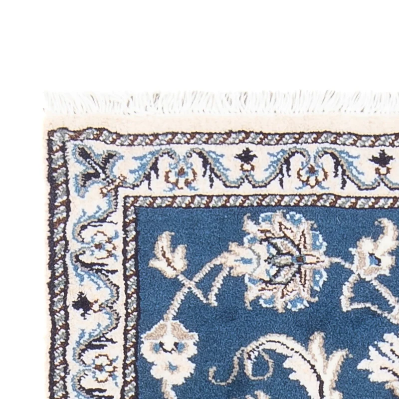 Perserteppich - Nain - 70 x 140 cm - blau