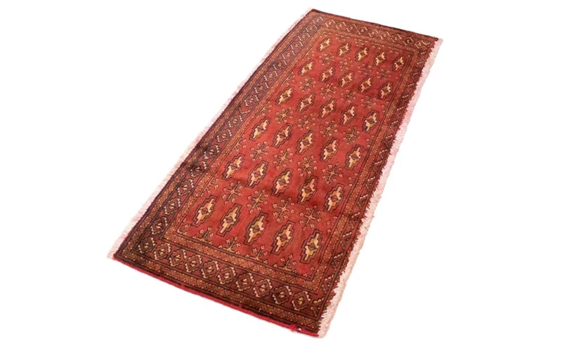 Turkaman Teppich 60x130cm - Orientteppich - rot