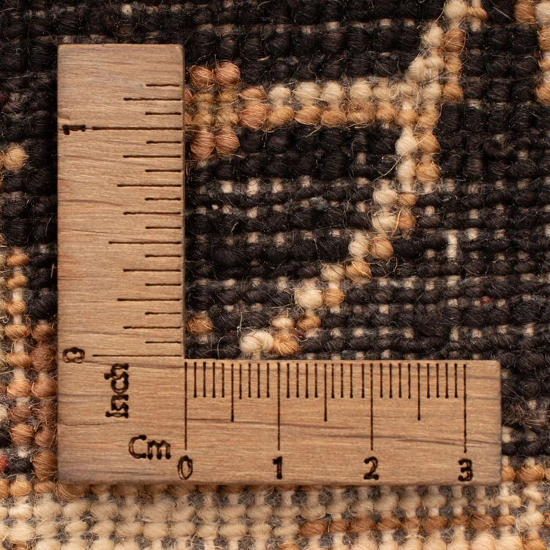 Ziegler Teppich 60x90cm - Orientteppich - schwarz