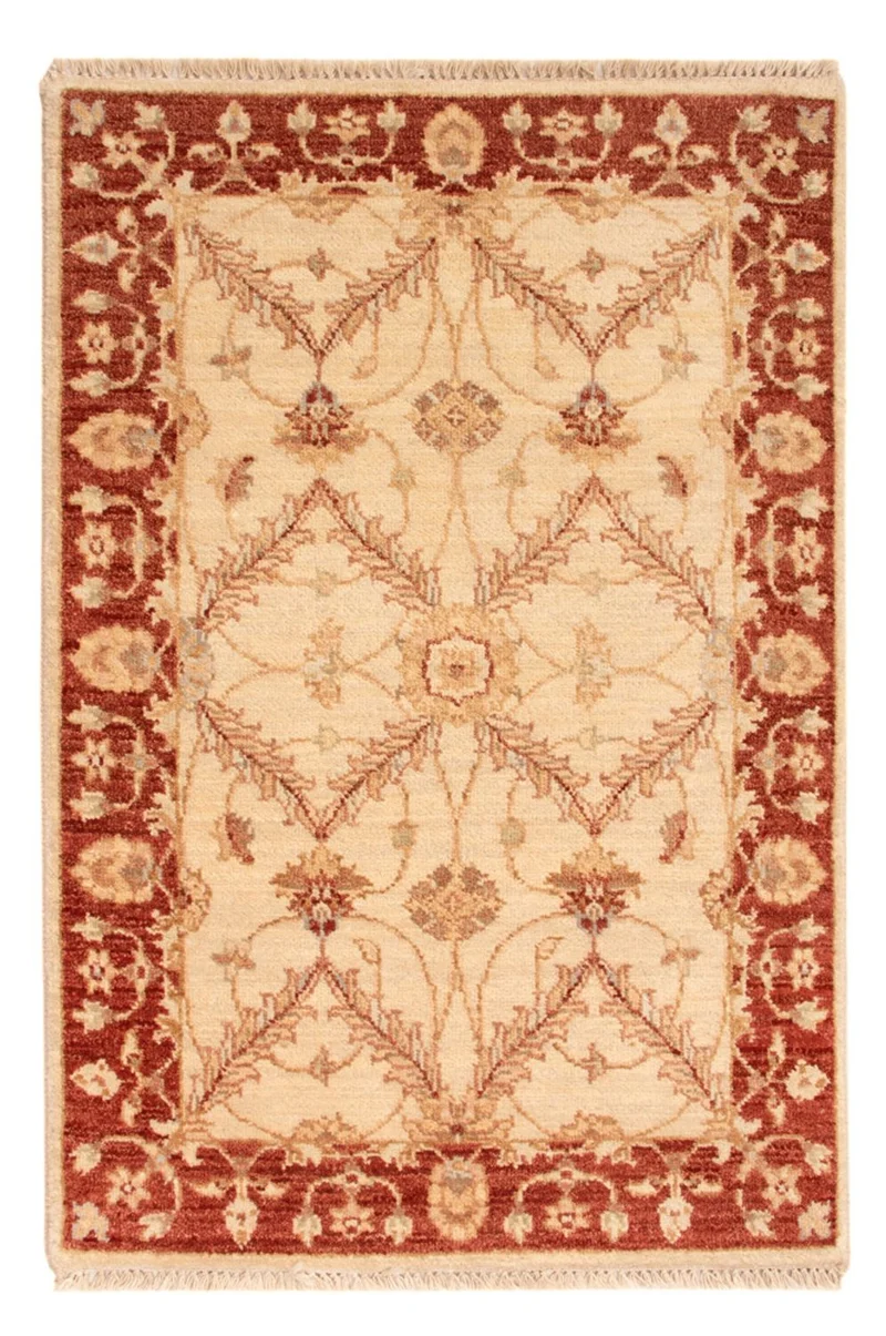 Ziegler Teppich 60x90cm - Orientteppich - beige