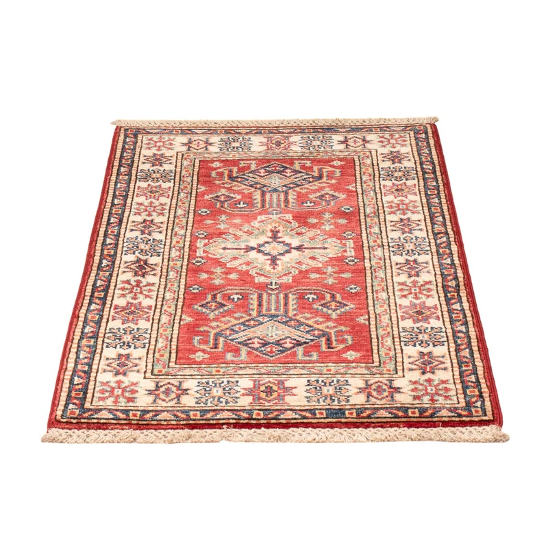 Kazak Teppich 59x90cm - Orientteppich - rot