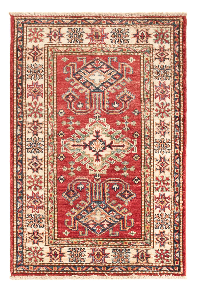 Kazak Teppich 60x92cm - Orientteppich - rot