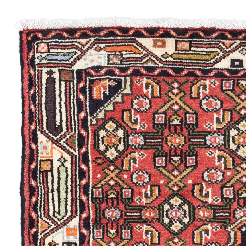 Hosseinabad Teppich 80x125cm - Perserteppich - hellrot