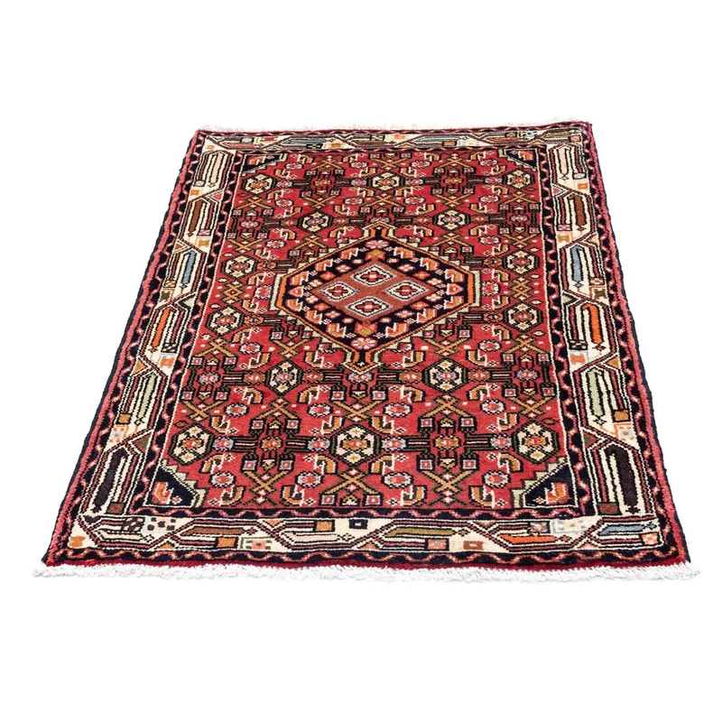 Hosseinabad Teppich 80x125cm - Perserteppich - hellrot