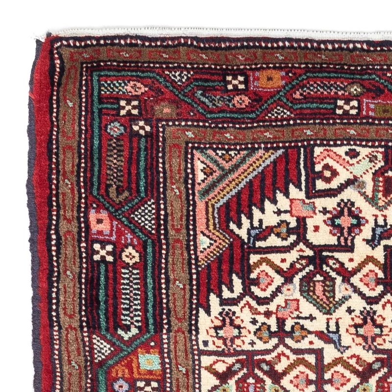Hosseinabad Teppich 80x125cm - Perserteppich - beige