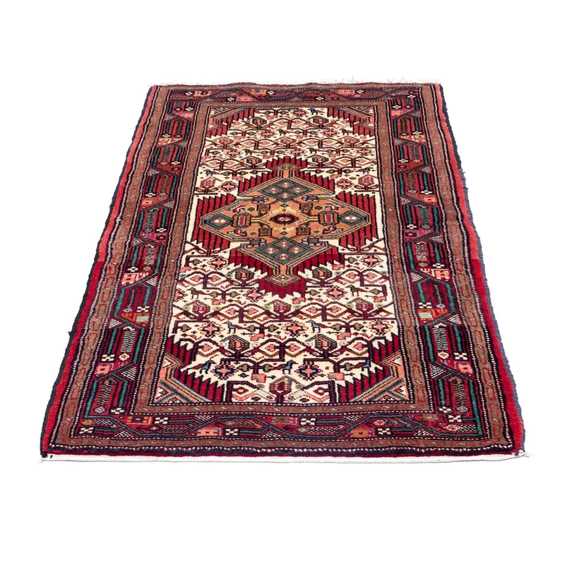 Hosseinabad Teppich 80x125cm - Perserteppich - beige