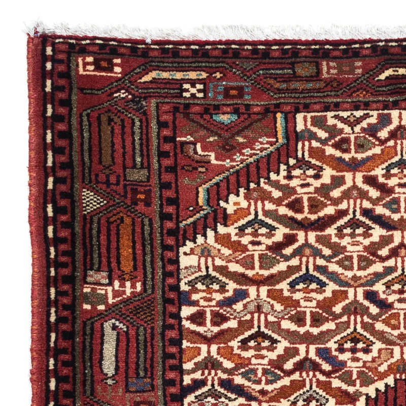Hosseinabad Teppich 80x125cm - Perserteppich - beige