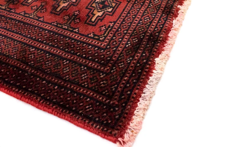 Turkaman Teppich 60x130cm - Orientteppich - rot