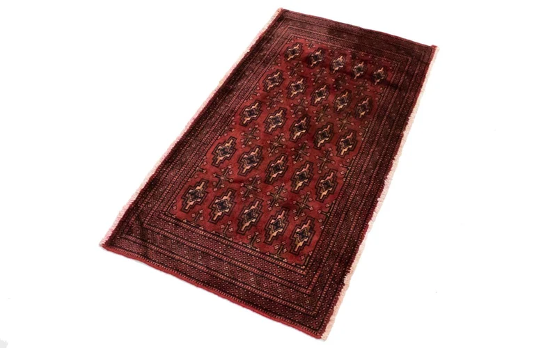 Turkaman Teppich 60x130cm - Orientteppich - rot