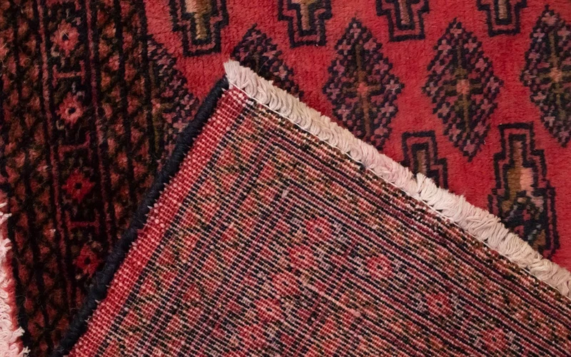 Turkaman Teppich 60x130cm - Orientteppich - rot