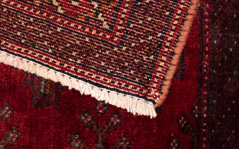 Turkaman Teppich 60x130cm - Orientteppich - rot