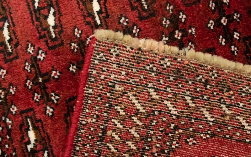Turkaman Teppich 60x130cm - Orientteppich - rot