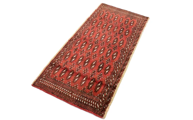 Turkaman Teppich 60x130cm - Orientteppich - rot