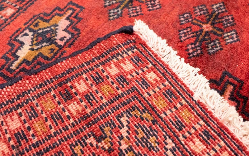 Turkaman Teppich 60x130cm - Orientteppich - rot