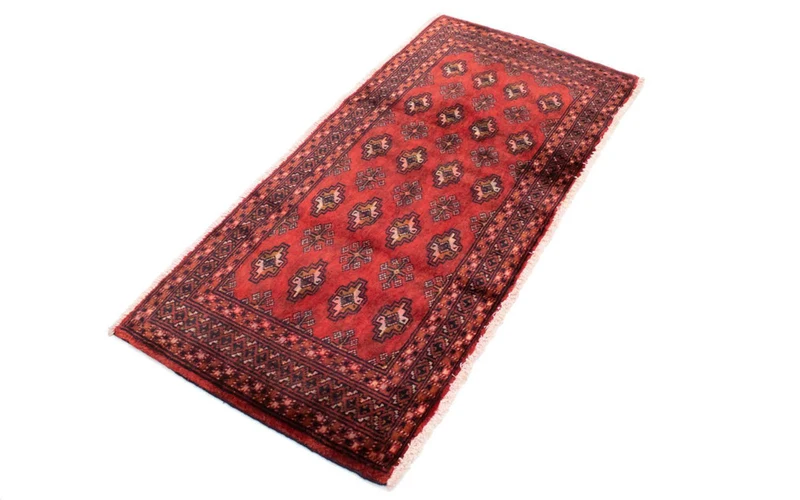Turkaman Teppich 60x130cm - Orientteppich - rot