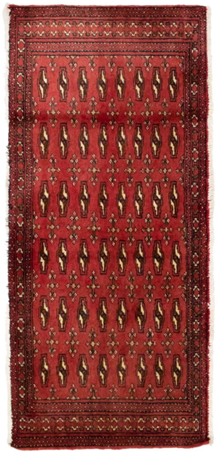Turkaman Teppich 60x130cm - Orientteppich - rot