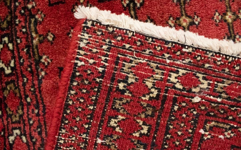 Turkaman Teppich 60x130cm - Orientteppich - rot