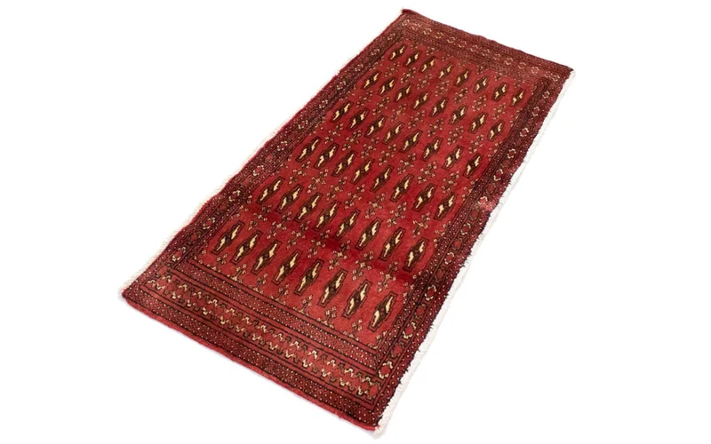 Turkaman Teppich 60x130cm - Orientteppich - rot