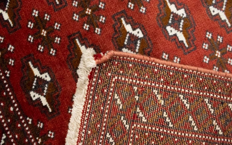 Turkaman Teppich 60x130cm - Orientteppich - rot