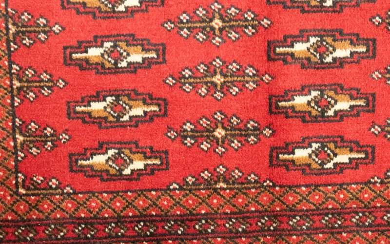Turkaman Teppich 60x130cm - Orientteppich - rot