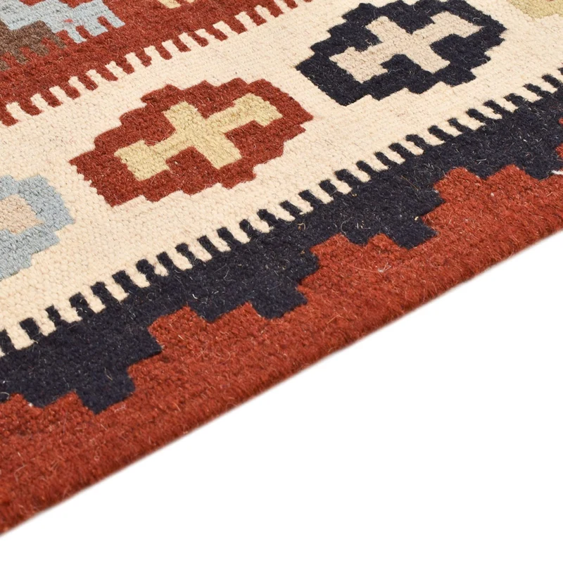 Kelim Fars Teppich 104x150cm - mehrfarbig