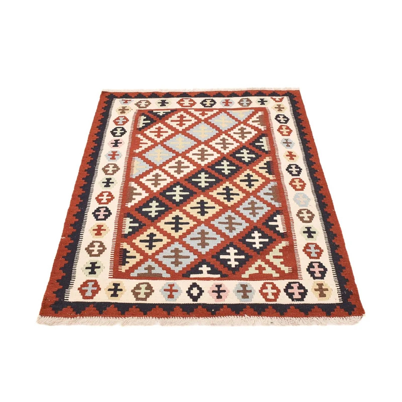Kelim Fars Teppich 104x150cm - mehrfarbig