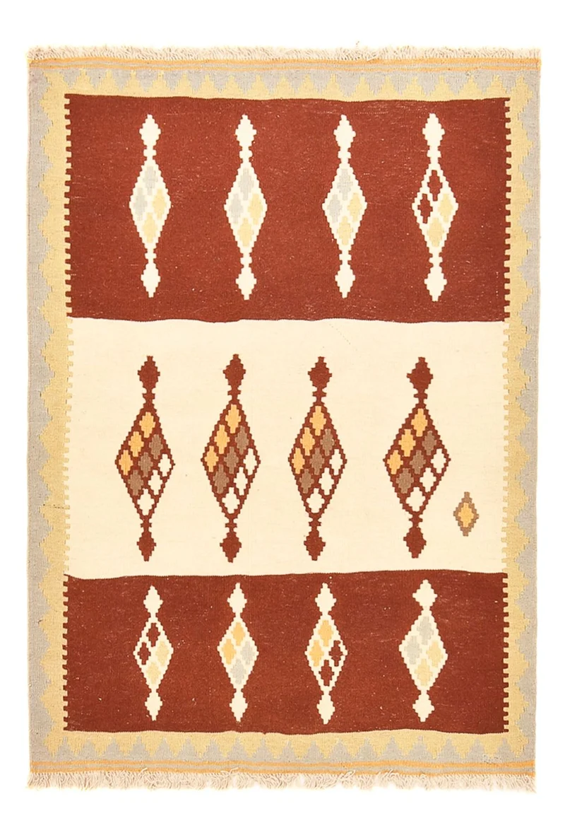 Kelim Fars Teppich 106x150cm - mehrfarbig