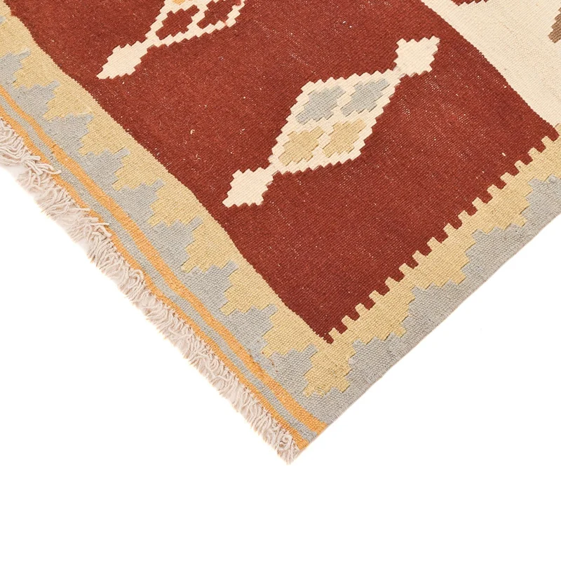 Kelim Fars Teppich 106x150cm - mehrfarbig