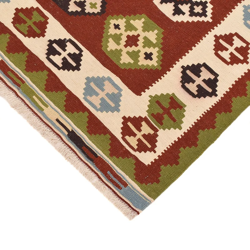 Kelim Fars Teppich 103x146cm - mehrfarbig