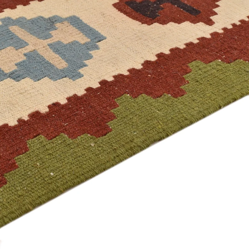 Kelim Fars Teppich 103x146cm - mehrfarbig