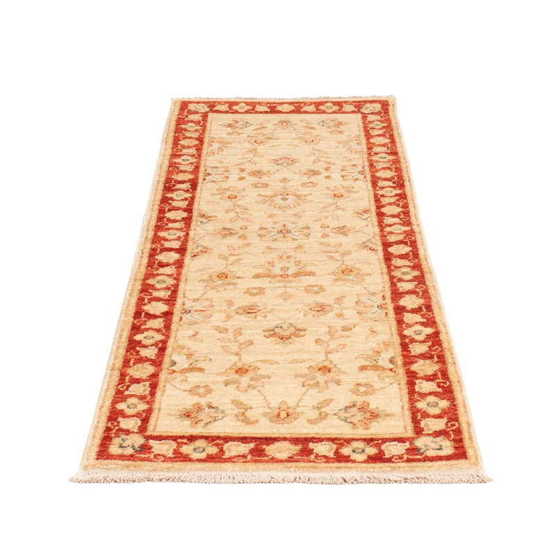 Ziegler Teppich 48x150cm - Orientteppich - beige