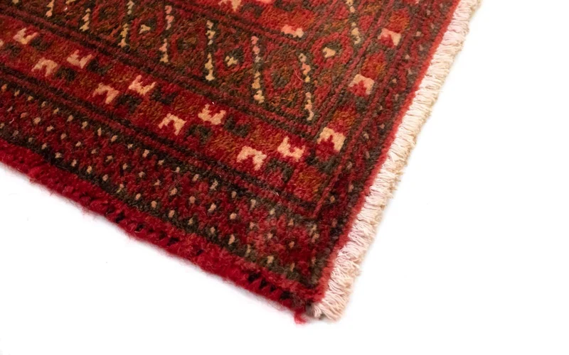 Turkaman Teppich 60x130cm - Orientteppich - rot