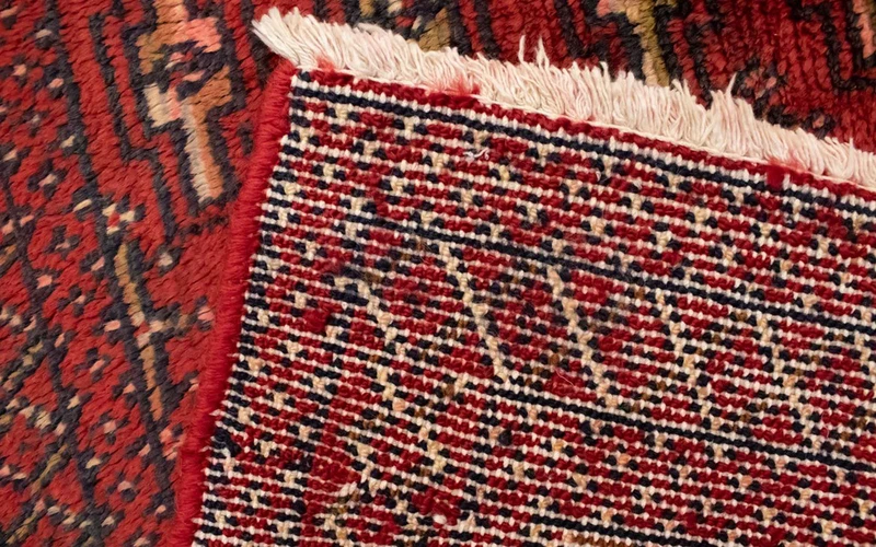 Turkaman Teppich 60x130cm - Orientteppich - rot