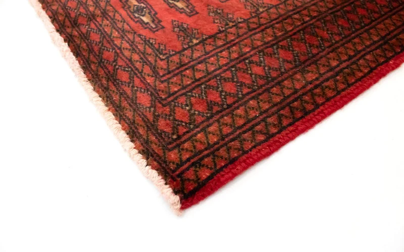 Turkaman Teppich 60x130cm - Orientteppich - rot
