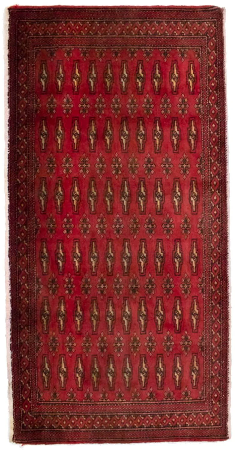 Turkaman Teppich 60x130cm - Orientteppich - rot
