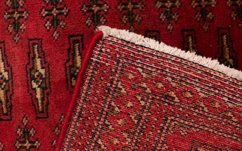 Turkaman Teppich 60x130cm - Orientteppich - rot