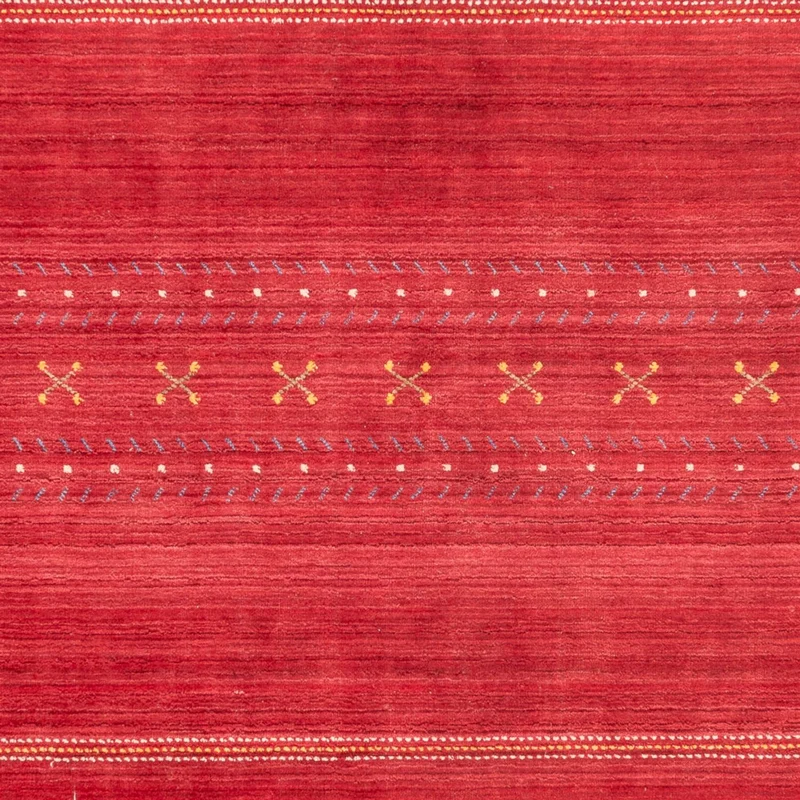 Gabbeh Teppich - Loribaft Softy - 170 x 240 cm - rot