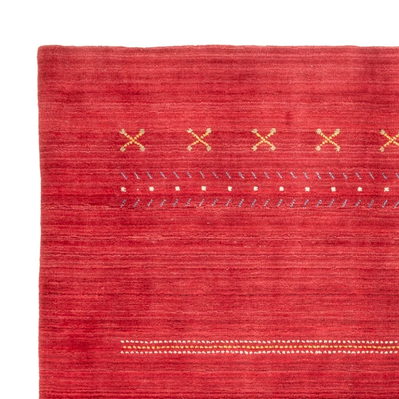 Gabbeh Teppich - Loribaft Softy - 170 x 240 cm - rot