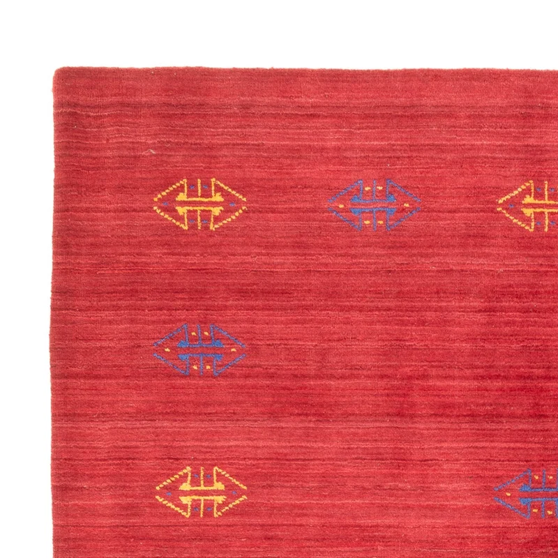 Gabbeh Teppich - Loribaft Softy - 170 x 240 cm - rot