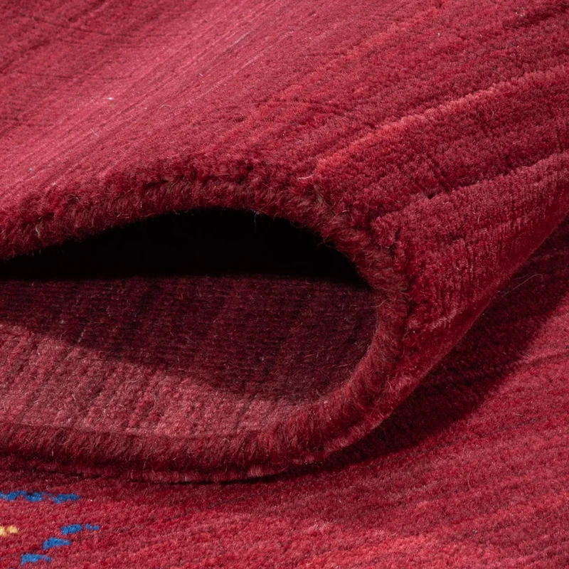 Gabbeh Teppich - Loribaft Softy - 170 x 240 cm - rot
