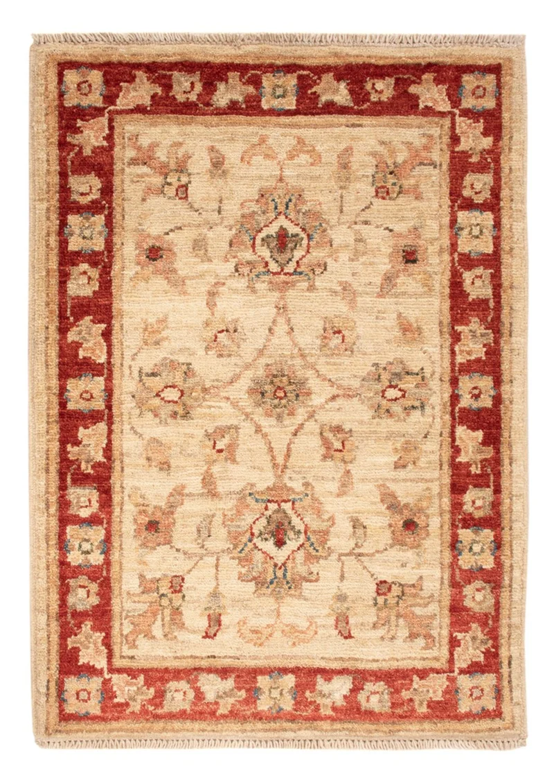Ziegler Teppich 53x73cm - Orientteppich - beige